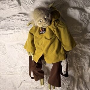 NEW & RARE Disney STARWARS YODA Plush Backpack Buddy 24" Long
